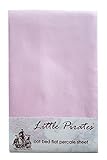 Baby Crib Flat sheet 100% Luxury Brushed Cotton in Pink [並行輸入品]