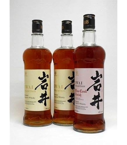 Amazon.co.jp: ウイスキー 3本セット 岩井シェリーカスクフィニッシュ1