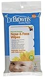 Dr. Brown's Nose and Face Wipes, 30 Count by Dr. Brown's [並行輸入品]