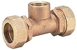 キッツ 鉛フリー青銅製水道用ポリエチレン管1種用金属継手 “KCPジョイント・径違いめねじ付チーズ" KITZ-1FT  20P×13A