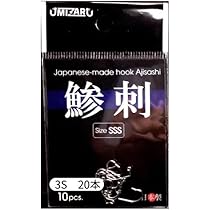 Amazon | ミザール 鯵刺フック Sサイズ | ミザール | フック・針