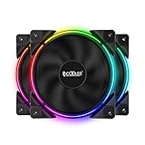 オウルテック PCCOOLER PCケースファン 120mm PWM対応 アドレッサブルRGB Sync機能対応 3個セット CORONA FRGB 3in1