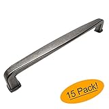 Cosmas 4392 – 160 WN風化ニッケルモダンキャビネットハードウェアハンドルプル – 6 – 5 / 16 "インチ( 160 mm )穴中心 – 15パック