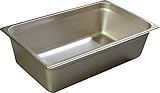 Carlisle 608006 DuraPan Heavy 22-Gauge 18-8 Stainless Steel Full-Size Food Pan 24.9 qt. Capacity 20-