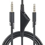 A10 A40 A30ケーブルを2メートル置換し、Astro A10 Astro A40ゲームイヤホンをPS4コントローラ、スマートフォン、MixAmp、PC、および3.5mmジャック付きMacパソコンに接続する (ブラック)