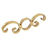 uxcell ゲートフェンススクロールバスター 500mmx150mm 304ステンレススチール S型