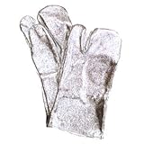 【耐熱・防炎】 【アルミ遮熱製品】 アルミ手袋　3本指　A301　サイズ：フリー（32cm） 【NB】