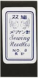 Clover N-メリケン針 長 No.8 25本入り 12-247
