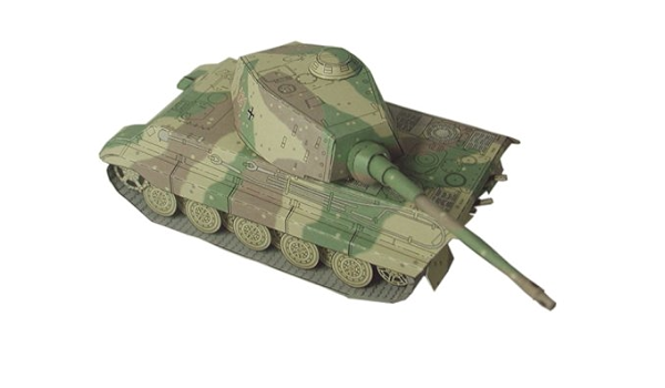 キングタイガー戦車 ペーパークラフト ペーパーアート 通販 Amazon