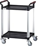 キッチンワゴン707E　2段黒