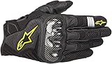 alpinestars(アルパインスターズ)バイクグローブ ブラック/イエローフロー (サイズ:3XL) SMX-1 AIR V2グローブ0518 1694470306