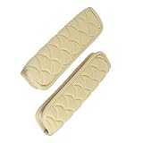 Seliyi 車のシートベルトカバー　カーシートベルトカバー　自動車用　クッションショルダーハーネスパッドベージュ