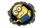 2 x Minion Breaking Throughデカールステッカー車トラックバンパーノートパソコンLove Hug Stick Despicable Me面白いStuartボブ