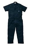 711 Dickies　ディッキーズ　夏用　半袖つなぎ 作業着ツナギ　ユニフォーム　　ネイビーブルー　　5L