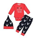 小鹿模様　３点セット（上着＋パンツ＋帽子）　可愛い　ベビー服　女の子　 幼児　赤ちゃん 新生児 子供服　男の子　出産祝い/プレゼント　4サイズ　70CM－80CM－90CM－100CM（0ヶ月－18ヶ