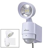 センサーライト LEDセンサーライト 屋外 ledライト ＬＥＤセンサーライト １灯 240lm コンセント式