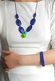 A L L U R E silicone teething necklace+bangle set for mom FDA compliant food grade silicone by Allur