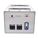 DC-HOUSE ポータブルトランス 変圧器 110/120/220/240V / 5VのUSBポート昇圧/降圧 変圧器5000W