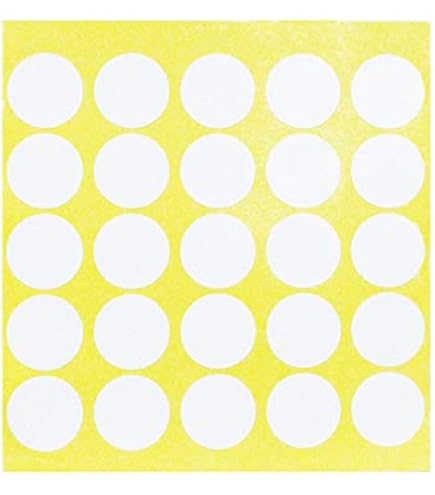 cadcamⅣシール25枚 Amazon.co.jp: めくらシール 穴ふさぎシール 白色 25mmサイズ