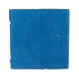 【B'stile】絵画のような壁タイル「メキシコタイル」青（陶器質｜100mm角｜屋外壁/屋内壁用）1枚