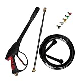 Flameer 高圧　洗車フォーム　ノズル　散水　工具セット　スプレーガン　洗浄機　4000PSI　ウォーター　50cm　クリーニング