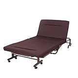 折りたたみソファベッド（組立不要）ブラウン