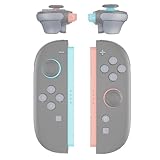 eXtremeRate Joycon 2対応用DIY交換フルセットボタン、Nintendo Switch 2 コントローラー対応用、カスタム ABXY 方向キー 十字キー ＋ − C HOME キャプチャー リリース L R ZR ZL トリガーボタン【グレー】