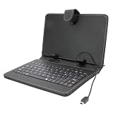 (miniUSB　端子)7インチ専用タブレットキーボード付ケース＆サイズ調整機能付 アンドロイドタブレット