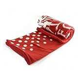 リバプール フットボールクラブ Liverpool FC オフィシャル商品 フリースブランケット フリース毛布 (ワンサイズ) (レッド/ホワイト)