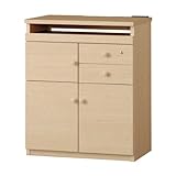 主婦の声から生まれたデスク 国産 完成品 デスク(奥行41cm) J1D-60デスクチェリーナチュラル[幅60cm 高さ74cm] 6175115