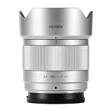 VILTROX AF 35mm F1.7 X マウント レンズ 小型&軽量 APS-C 大口径1.7 富士フィルム XF 交換レンズ FUJIfilm X-T5 X-T50 X-S20 X-M5 X-H2 X-H2S X-E4 X-S10 X-Pro3 など Xマウント ミラーレスカメラ専用 シルバー