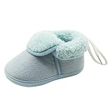 Tovadoo ベビーシューズ ブーツ 紐靴 男の子 女の子 秋冬 多色 歩行練習 無地 裏ファー 暖かい キュート ソフト 室内 ギフト 0-18ヶ月