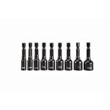 9 Piece Metric Quick Change Magnetic Nutsetter Set [並行輸入品]