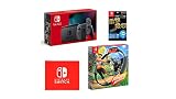 Nintendo Switch 本体 (ニンテンドースイッチ) Joy-Con(L)/(R) グレー+【任天堂ライセンス商品】Nintendo Switch専用液晶保護フィルム 多機能+リングフィット アドベンチャー (【Amazon.co.jp限定】Nintendo Switch ロゴデザイン マイクロファイバークロス 同梱)