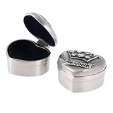 Lovoski 私の最初の歯とカールボックス　セット　心のスタイル　クラウン　記念　収納　ギフト　好意