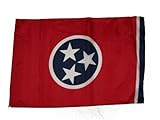 12X18 12X18 State Of Tennessee Sleeve Flag Boat Car Garden [並行輸入品]
