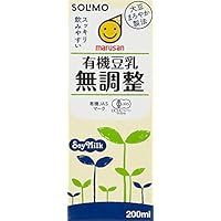 [Amazonブランド] SOLIMO マルサン 有機豆乳無調整 200ml&times;24本