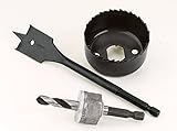 Vermont American 18382 Carbon Hole Saw Lock Installation Kit with Template for 15/16-Inch or 1-Inch 