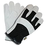 Stanley S77414 Foam-Lined Split Cowhide Driver Glove X-Large [並行輸入品]