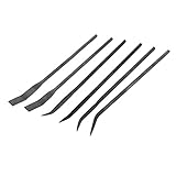 uxcell　ヤスリ　ファイルセット　フラットニードル　エルボー　トライアングル　ラウンド　ハーフラウンド　スクエア　6 in 1