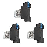 Saim 12 V DCコイル電力リレーDPDT ly2nj hh62p-l jqx-13 F 10 A with ptf08 aソケットベース3個