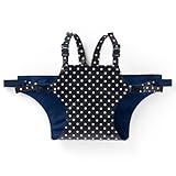 赤ちゃん チェアベルト ポルカドット・紺 B2600200