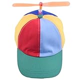 Zafina プロペラ 帽子　子供用帽子　ヒップホップ帽子　野球帽 子供 キャップ (カラフル)