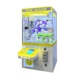 小型家庭用商用コイン式クレーンゲーム ミニぬいぐるみキャッチャー機 ぬいぐるみキャッチャー機ブルー (イエロー)