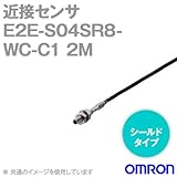 オムロン(OMRON) E2E-S04SR8-WC-C1 2M 近接センサ シールドタイプ 2m ( M4・検出距離0.8mm) (直流3線式) ( PVC(耐油)) ( NPN出力) NN