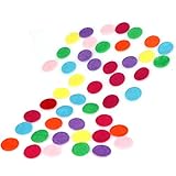 Domybest1000枚 DIY人工フェルトディスク パッチラウンドファブリック DIYの小さなおもちゃ 創造的な小さなおもちゃ カラフル かわいいモデリング