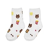 LINE FRIENDS ソックス LF17 ブラウン