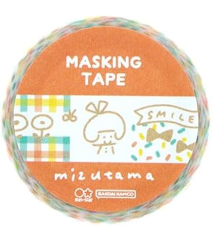 Amazon.co.jp: 限定 mizutama×bande 1枚ずつめくれるマスキングテープ