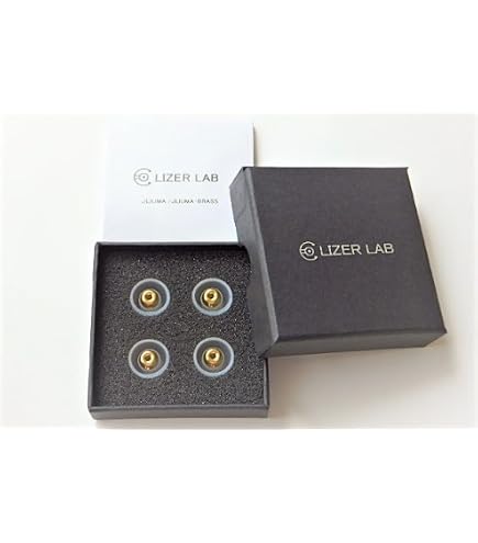 Amazon | LIZER LAB イヤーピースJIJUMA BRASS Lサイズ（Φ13.0