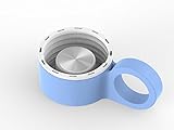 Replacement Cap for purifyou 12 / 32 oz Premium Glass Water Bottle with Silicone Sleeve (Baby Blue) 